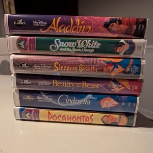 Classic Walt Disney Princess VHS Collection